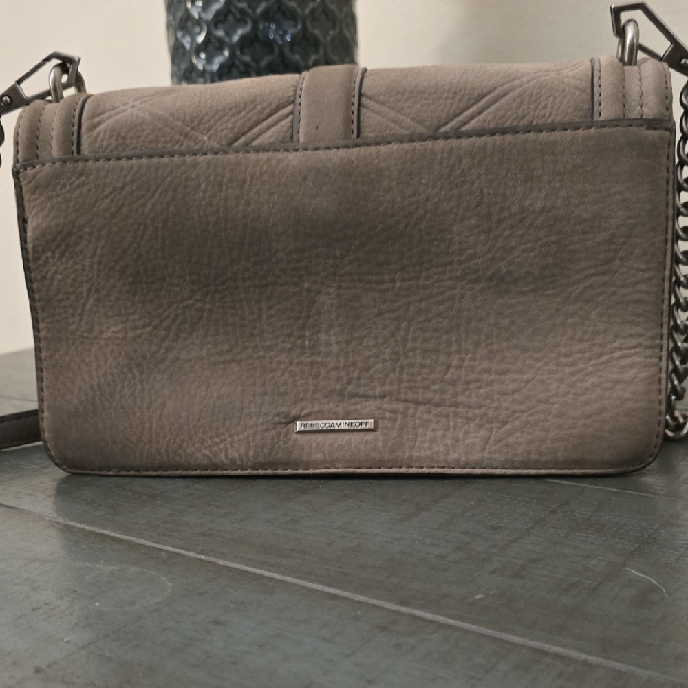 Rebecca Minkoff Gray Quilted Crossbody Bag - Picture 2 of 5
